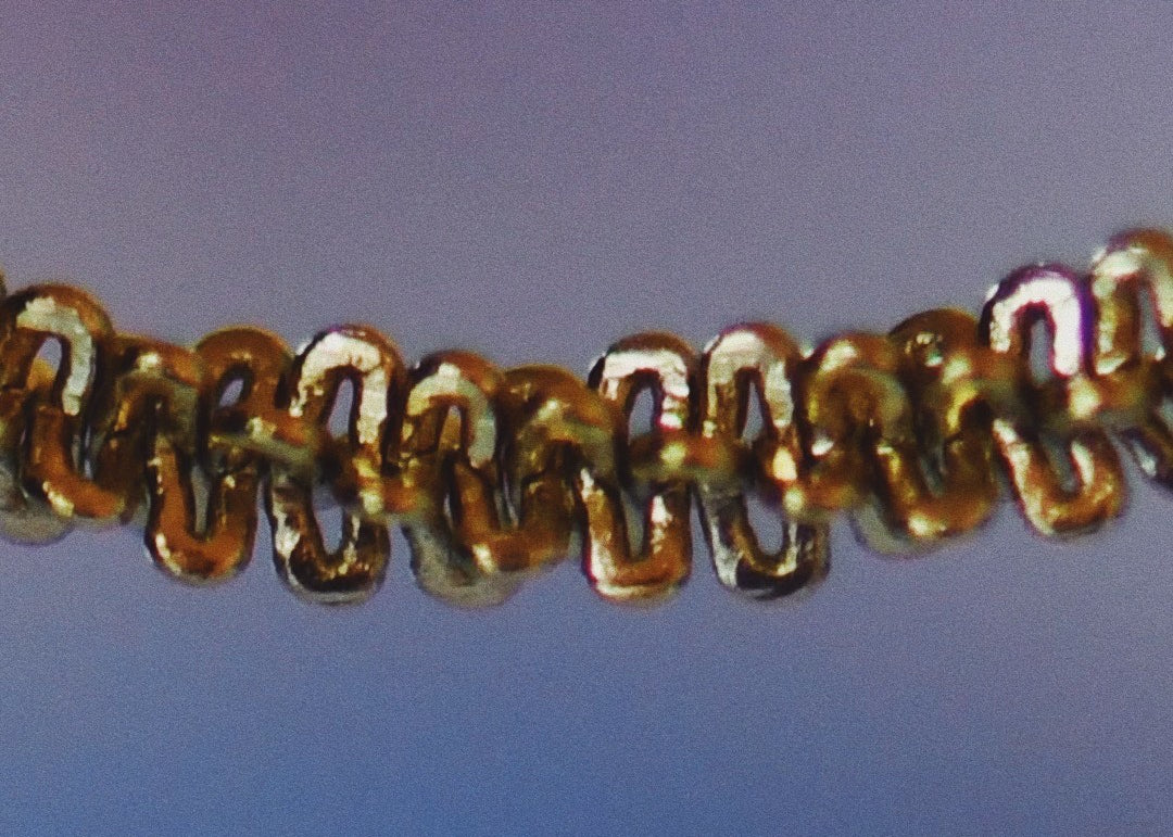 Golden Bloom Irregular Chain Necklace close-up