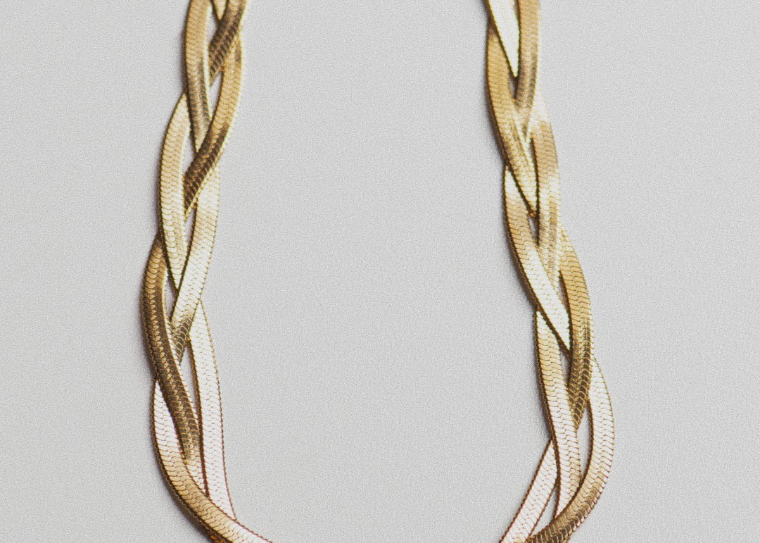 Serpent's Dance Snake Chain Necklace