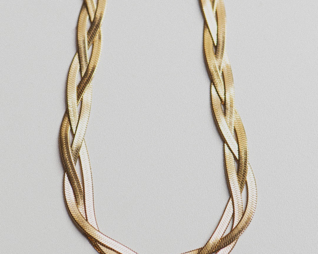 Serpent's Dance Snake Chain Necklace